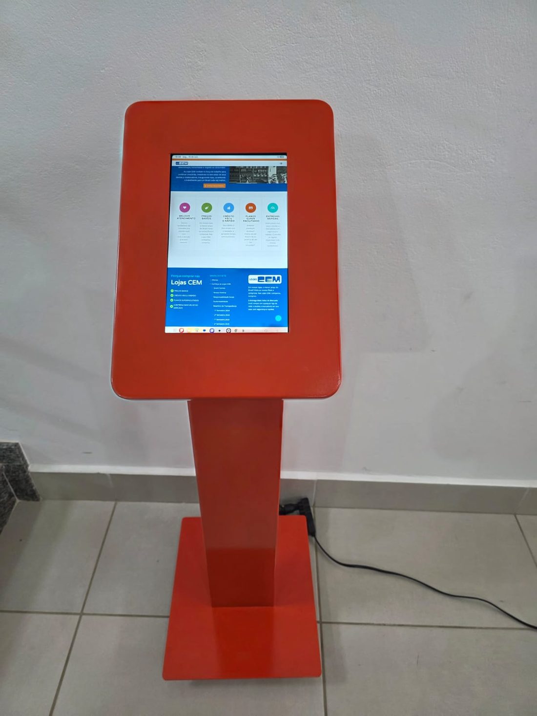 Lojas CEM - Porta Tablet